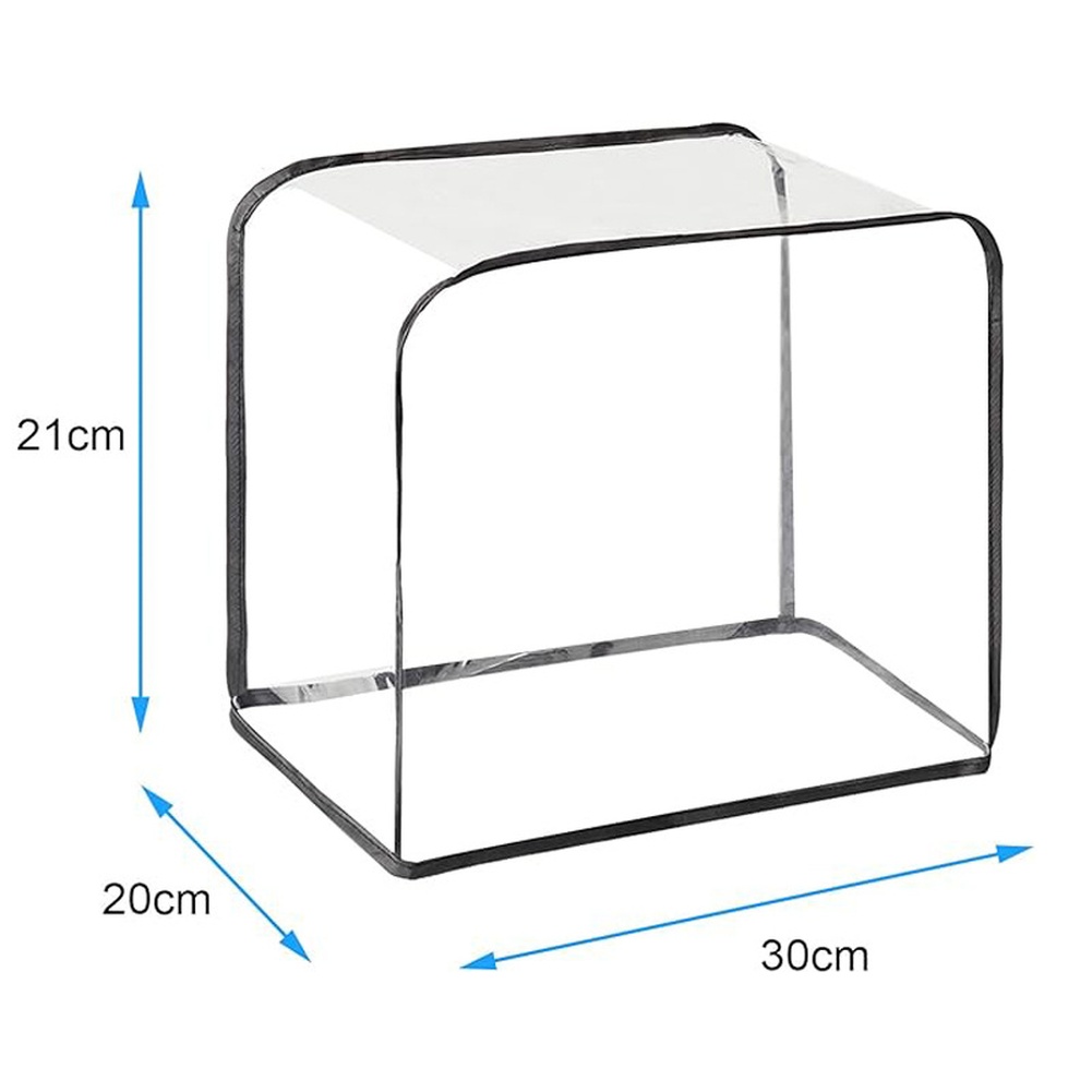 Toaster - Cubierta transparente para tostadora, cubierta para