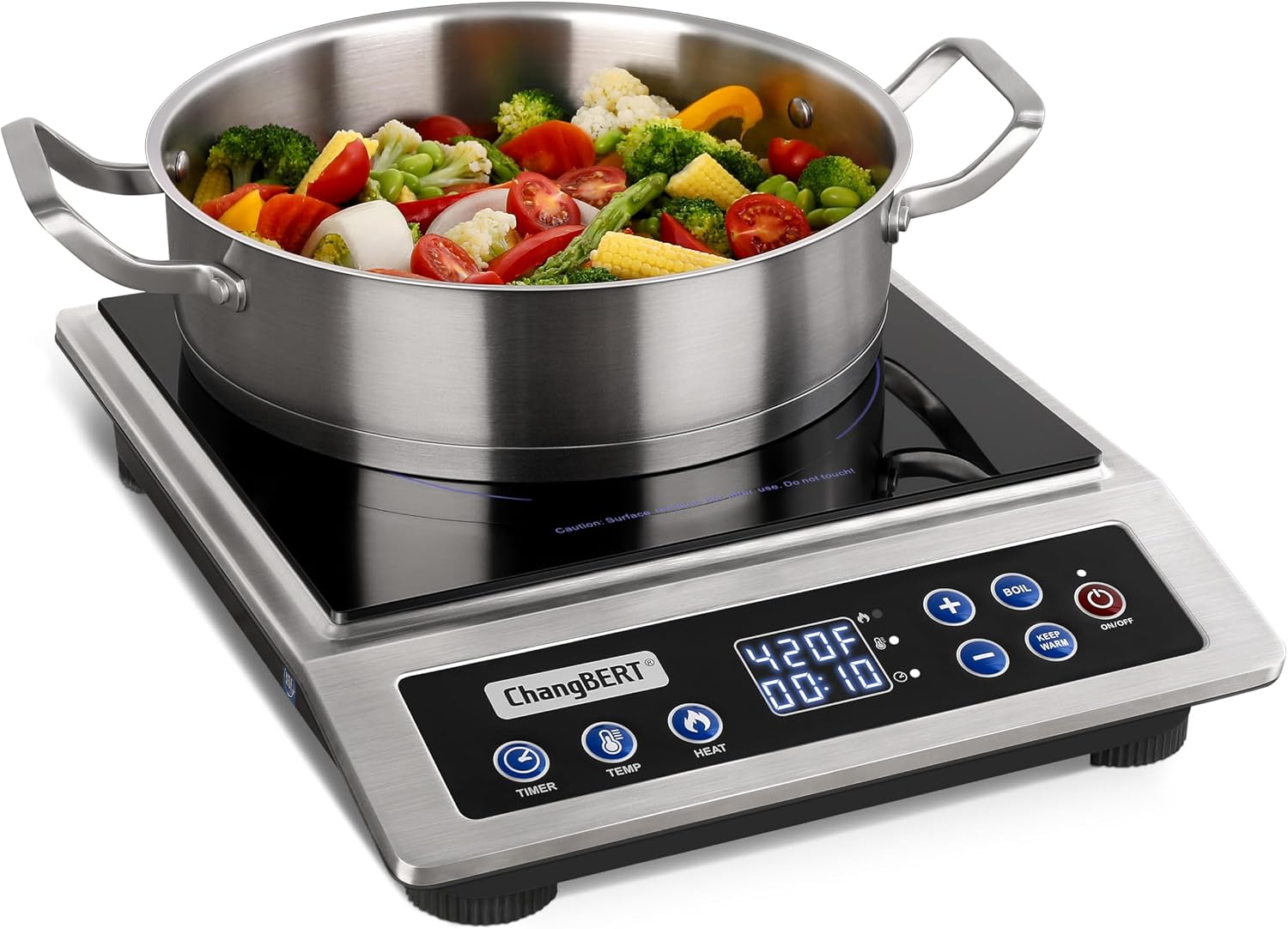 Induction Cooktop Portable - Placa de Inducción Portátil Versión Mejorada,