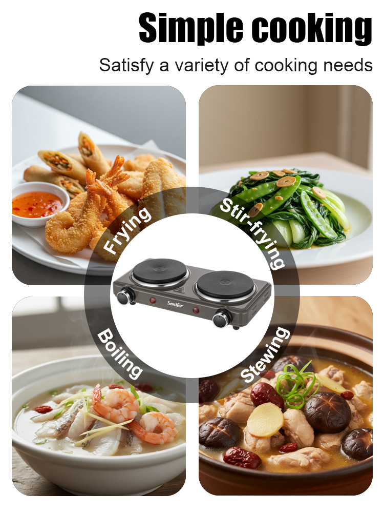 Estufa Eléctrica de Doble Quem - Induction Cooktop Portable reseña y precio