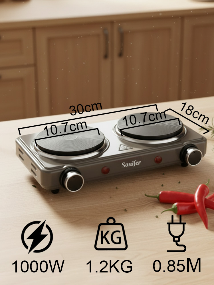 Estufa Eléctrica de Doble Quem - Induction Cooktop Portable reseña y precio