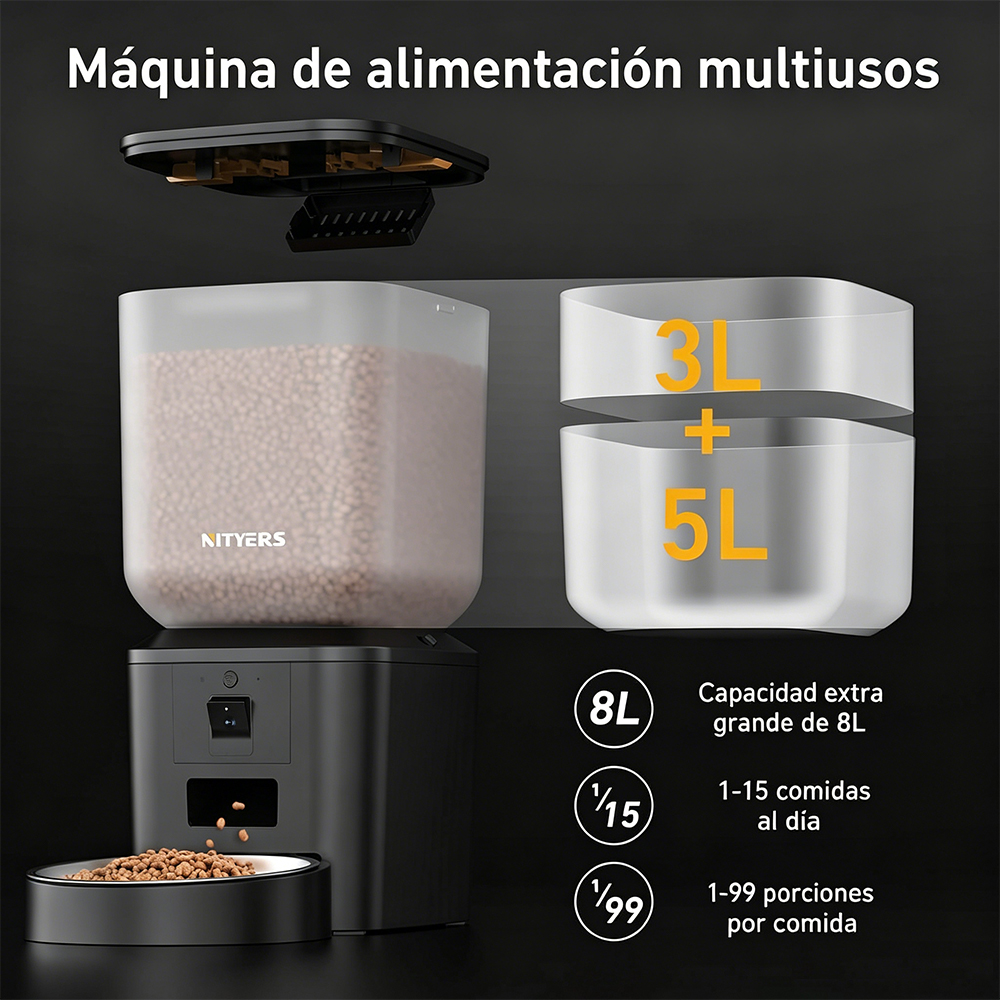 Comedero Automático para Gatos - Kitchen Appliances Video reseña y precio